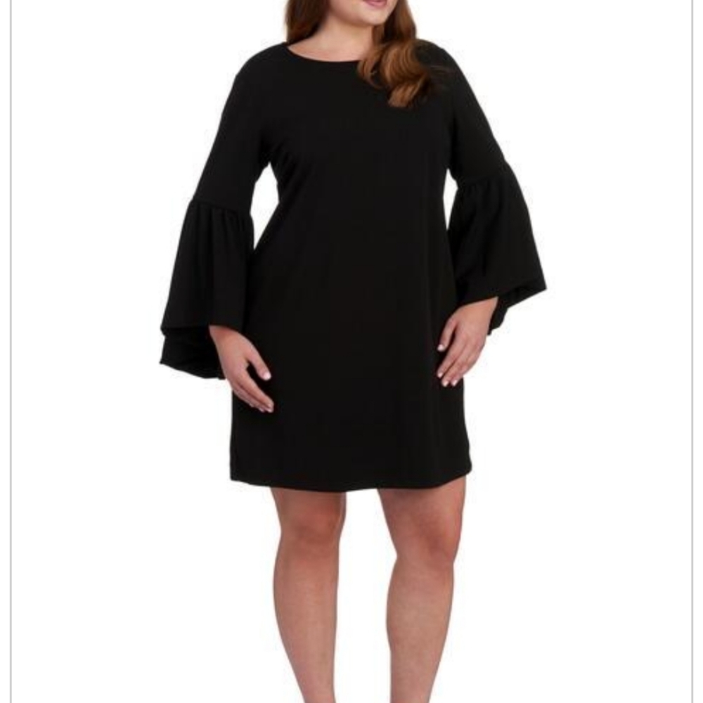 NWT Rachel Roy black plus size beete bell sleeve